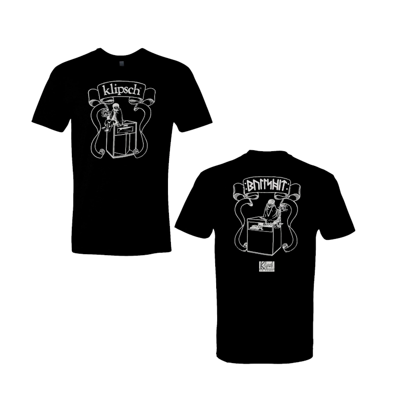 Elf Shirt2 Black Shirt Gray Ink