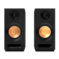 KD 51 M Bookshelf Speakers front view with grilles off