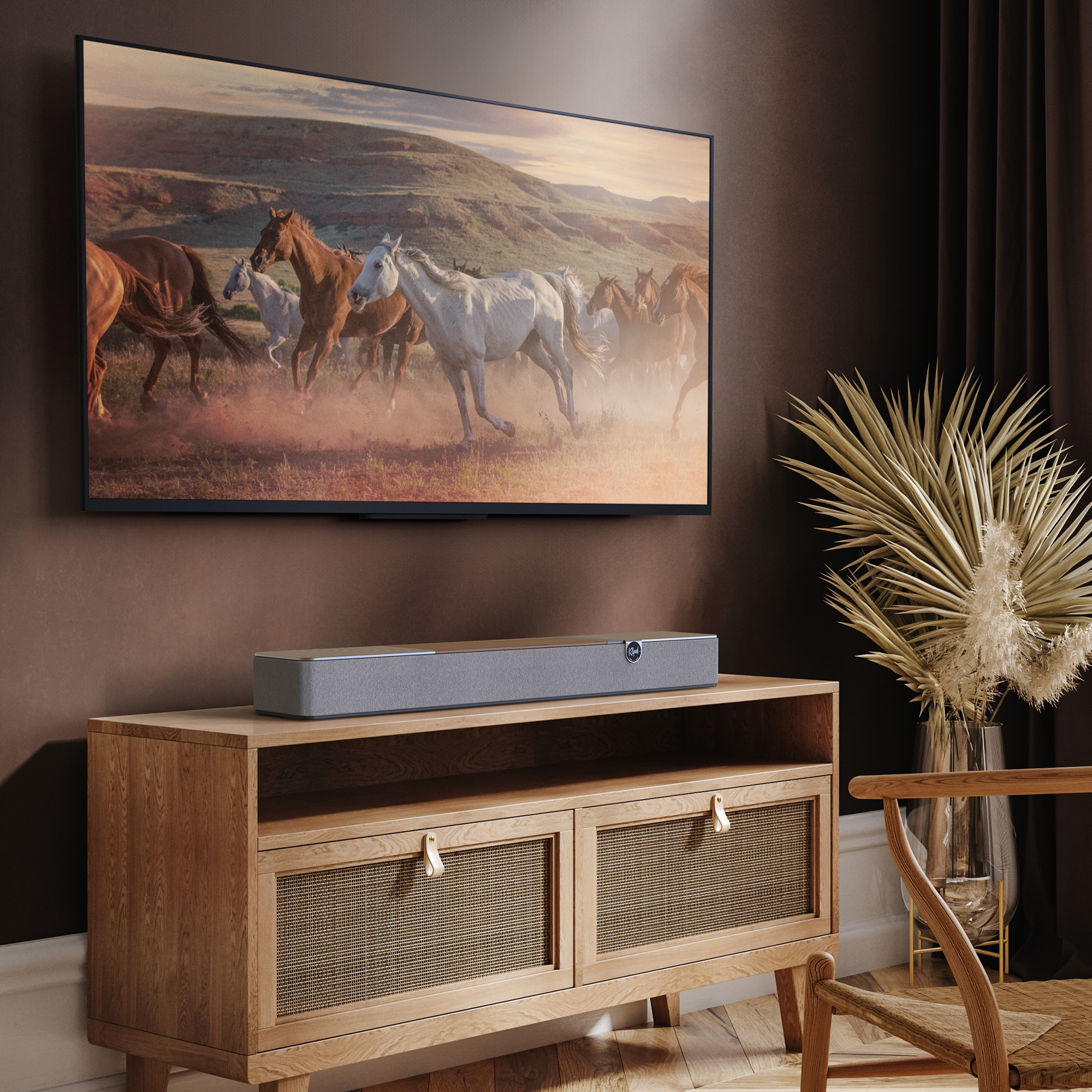 Klipsch Flexus CORE 100 WN with Americana film on tv 2000x2000