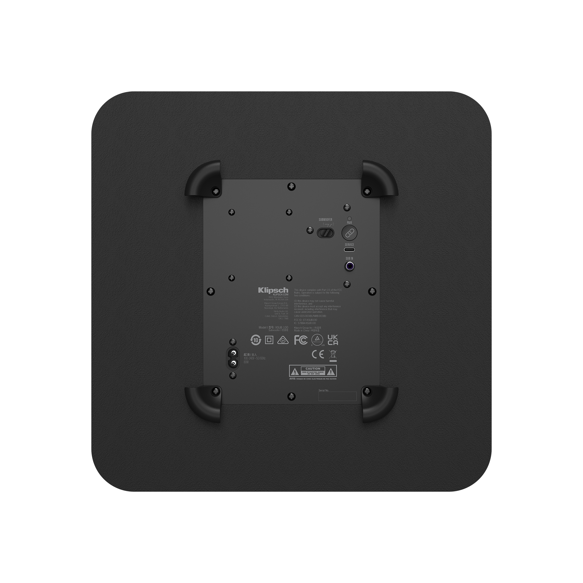 Klipsch Flexus SUB 100 Back 2000x2000 1