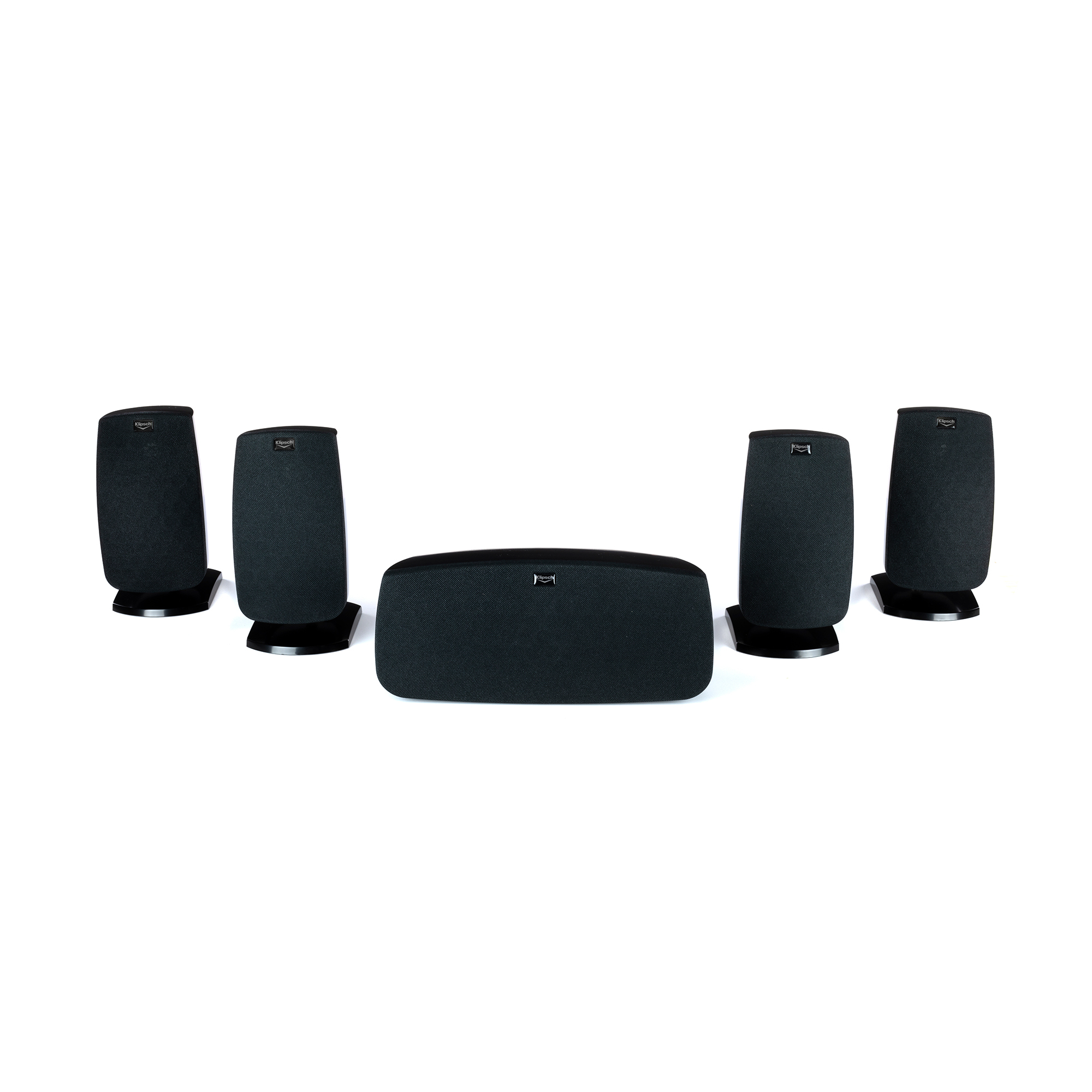 Klipsch HT 50 home theater system grills on