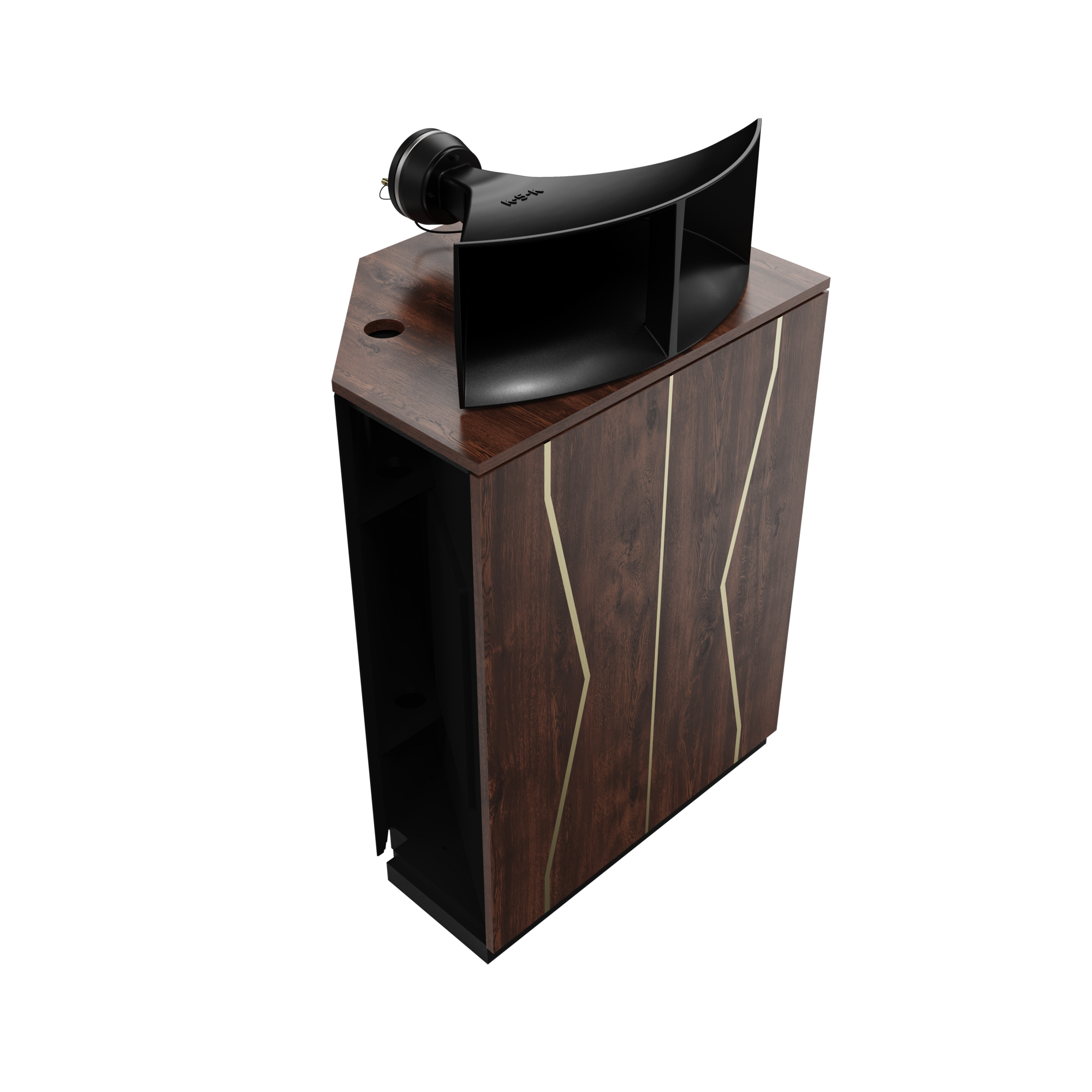 Klipsch Klipschorn 80th Anni Hero R Grille Off 2000x2000