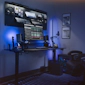 Klipsch Pro Media Lumina On Desktop with Blue Lighting 2000x2000