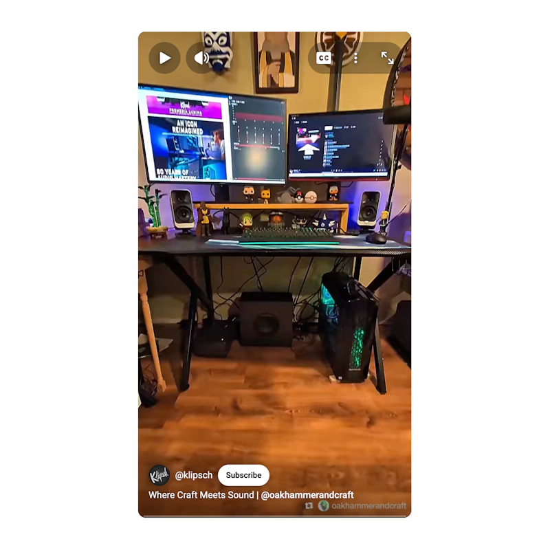 Klipsch Pro Media Lumina Video Thumbnail oakhammerandcraft