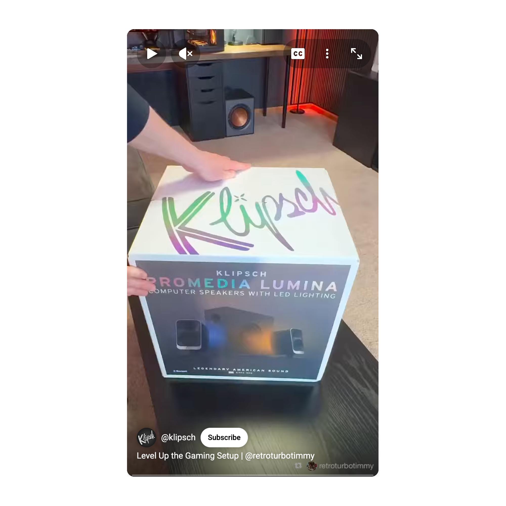 Klipsch Pro Media Lumina Video Thumbnail retroturbotimmy