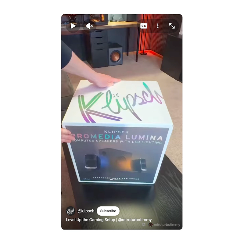 Klipsch Pro Media Lumina Video Thumbnail retroturbotimmy