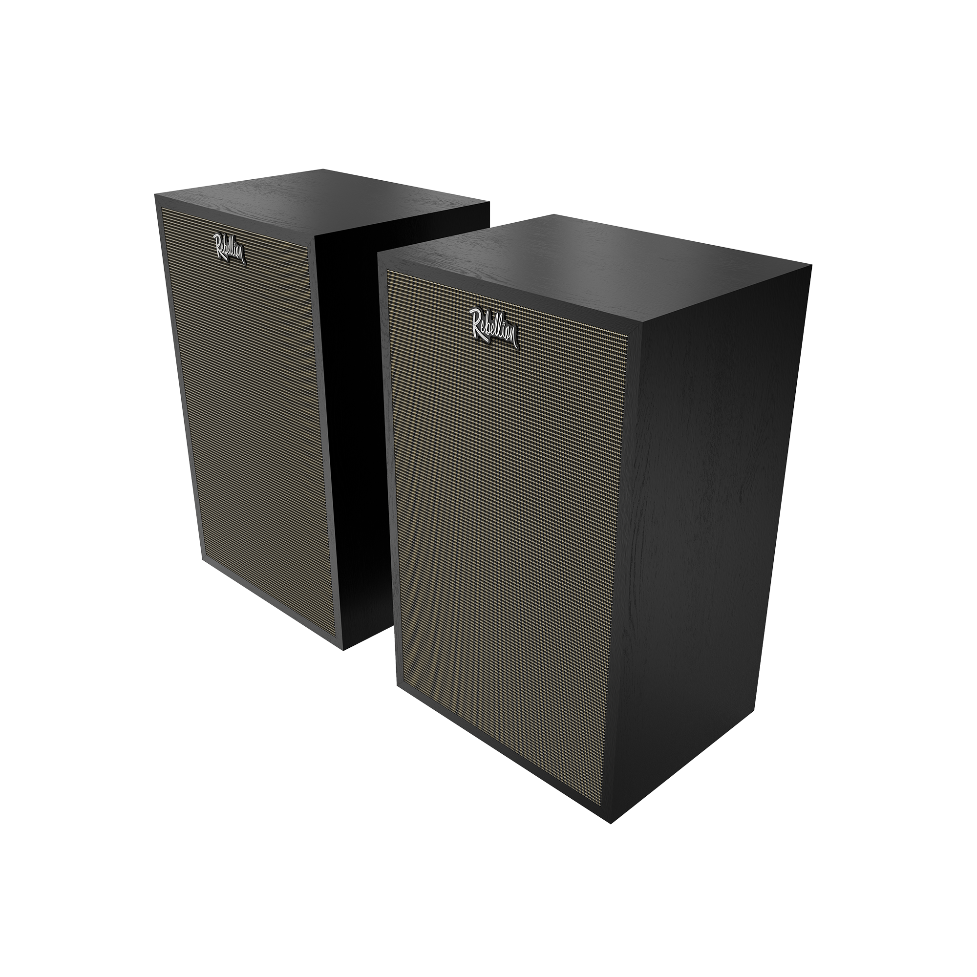 Klipsch Rebellion BK Pair Hero L Grille On 2000x2000
