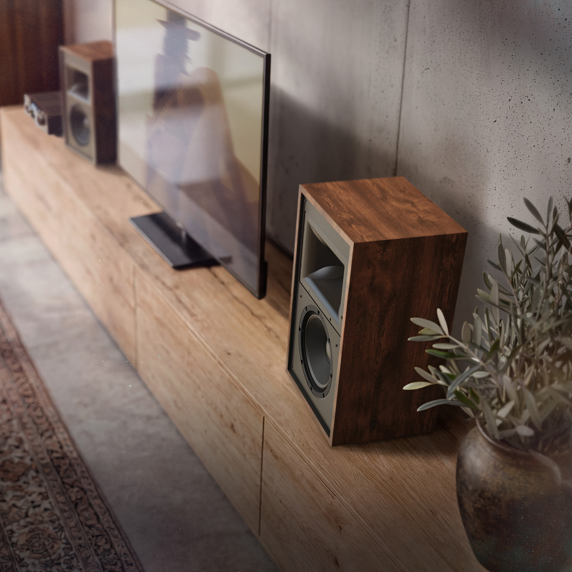 Klipsch Rebellion TW from above with sunburst through window 2000x2000