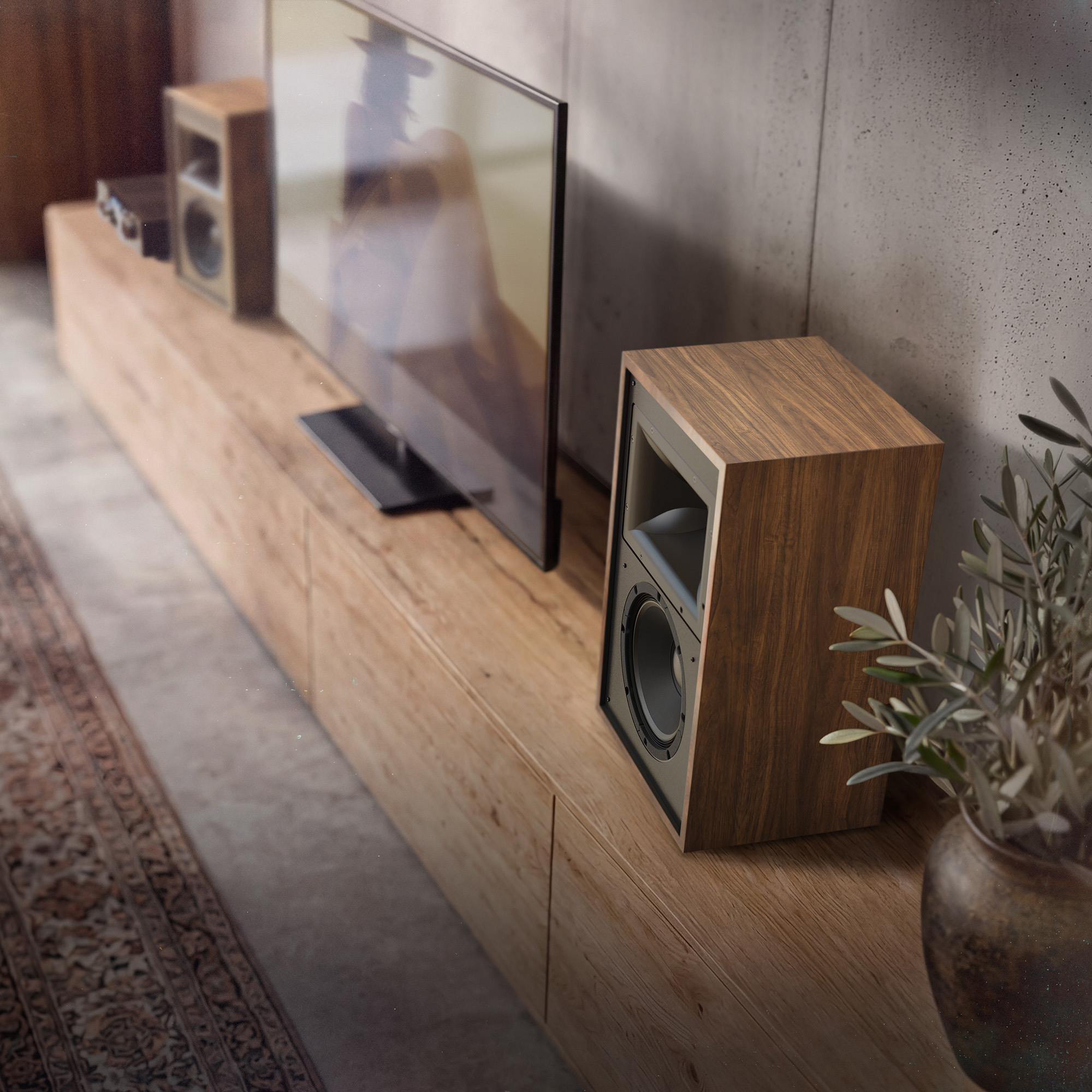 Klipsch Rebellion WN from above with sunburst through window 2000x2000