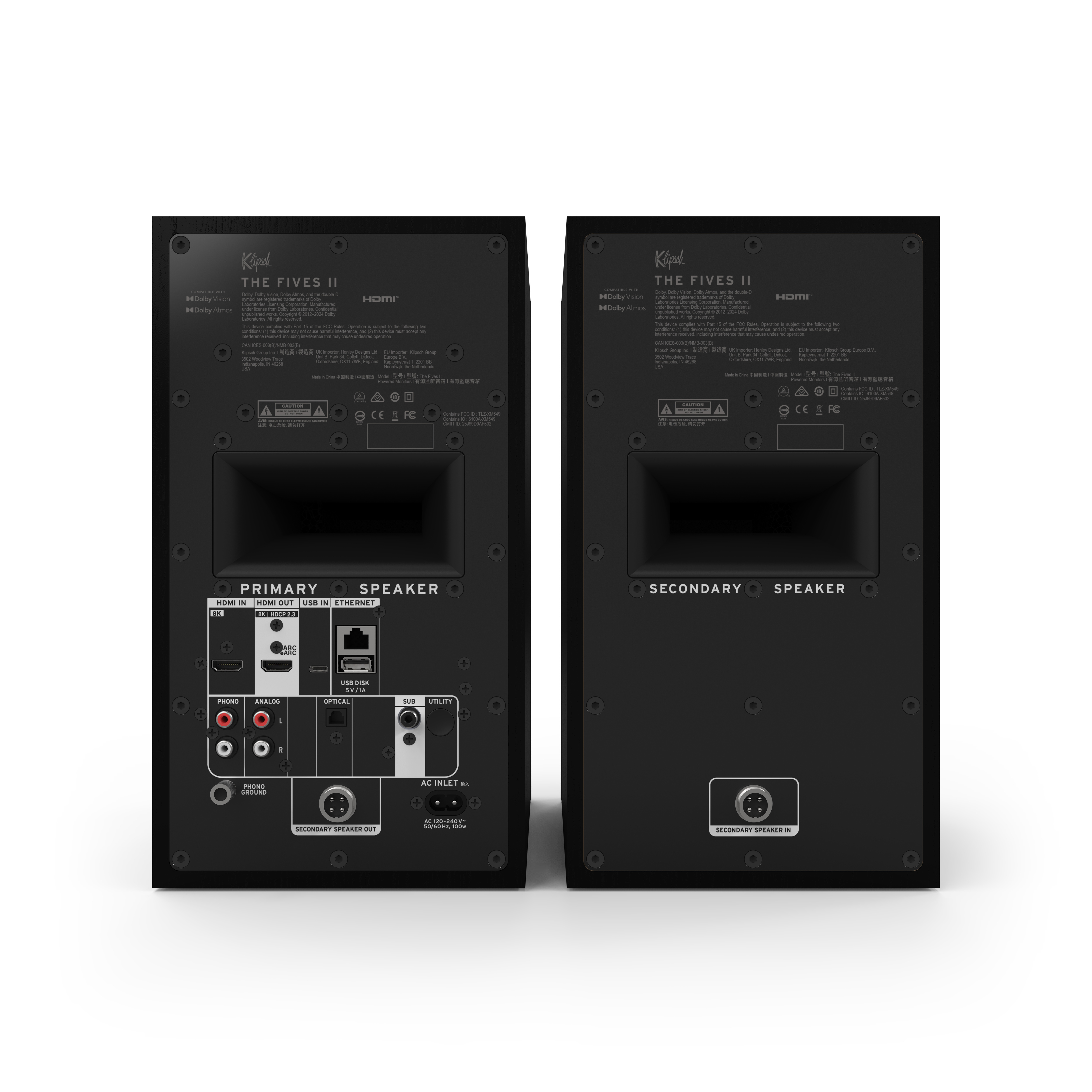 Klipsch The Fives BK Back