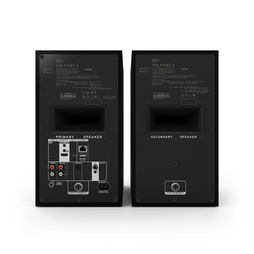 Klipsch The Fives BK Back