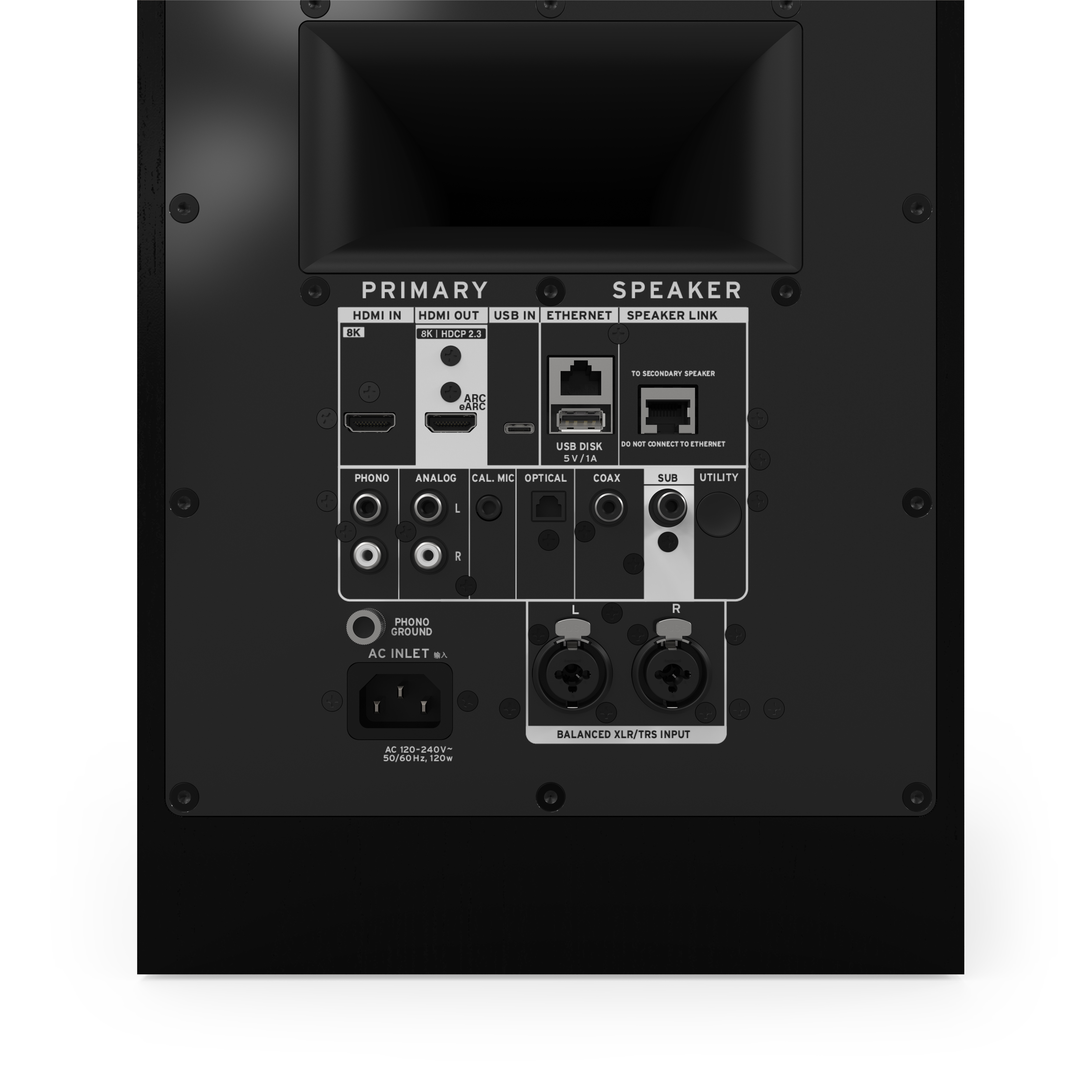 Klipsch The Nines BK Inputs