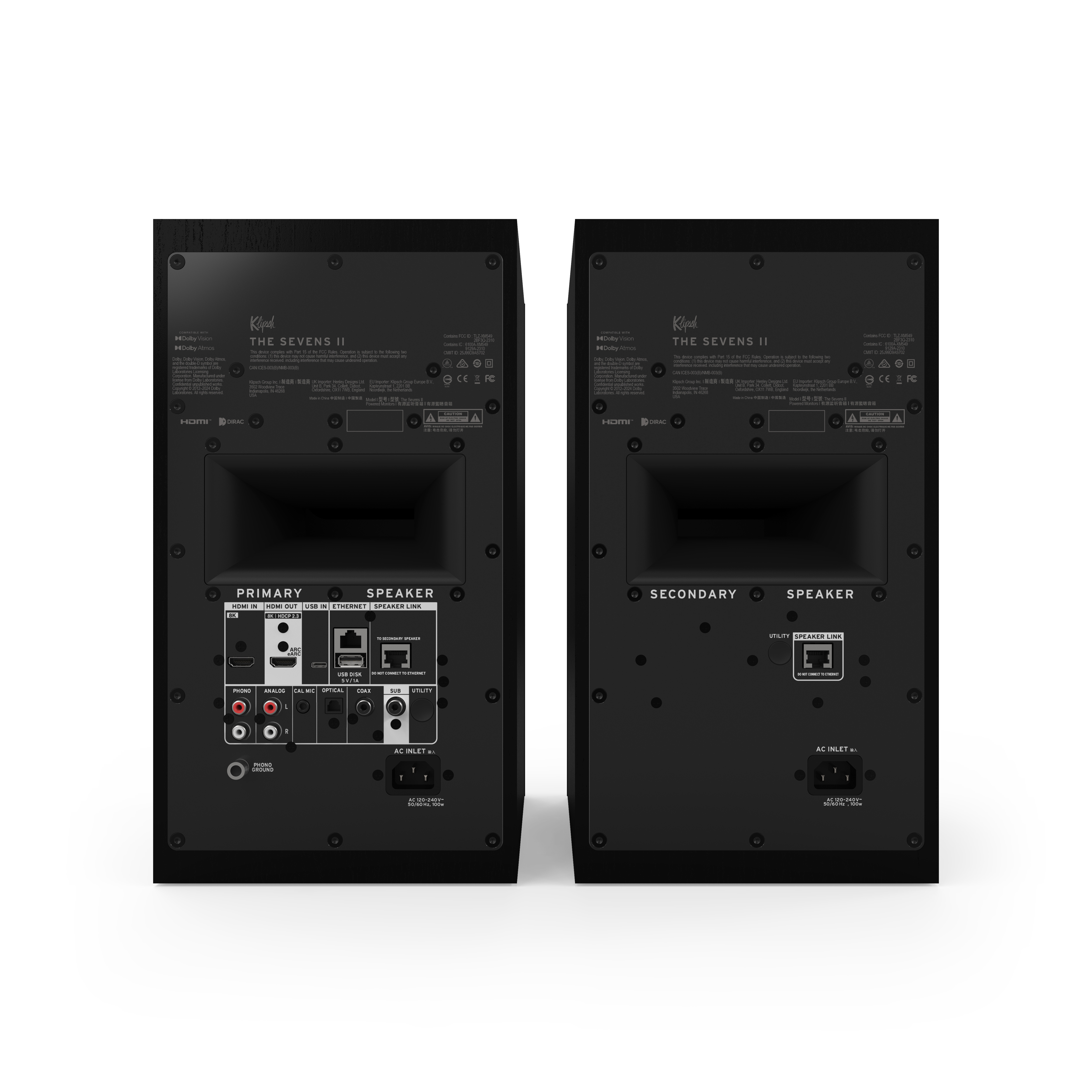 Klipsch The Sevens BK Back