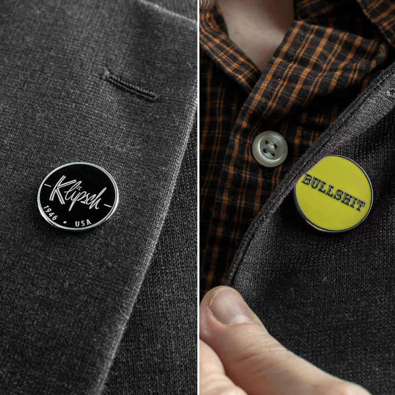 Lapel Pin Both Sides