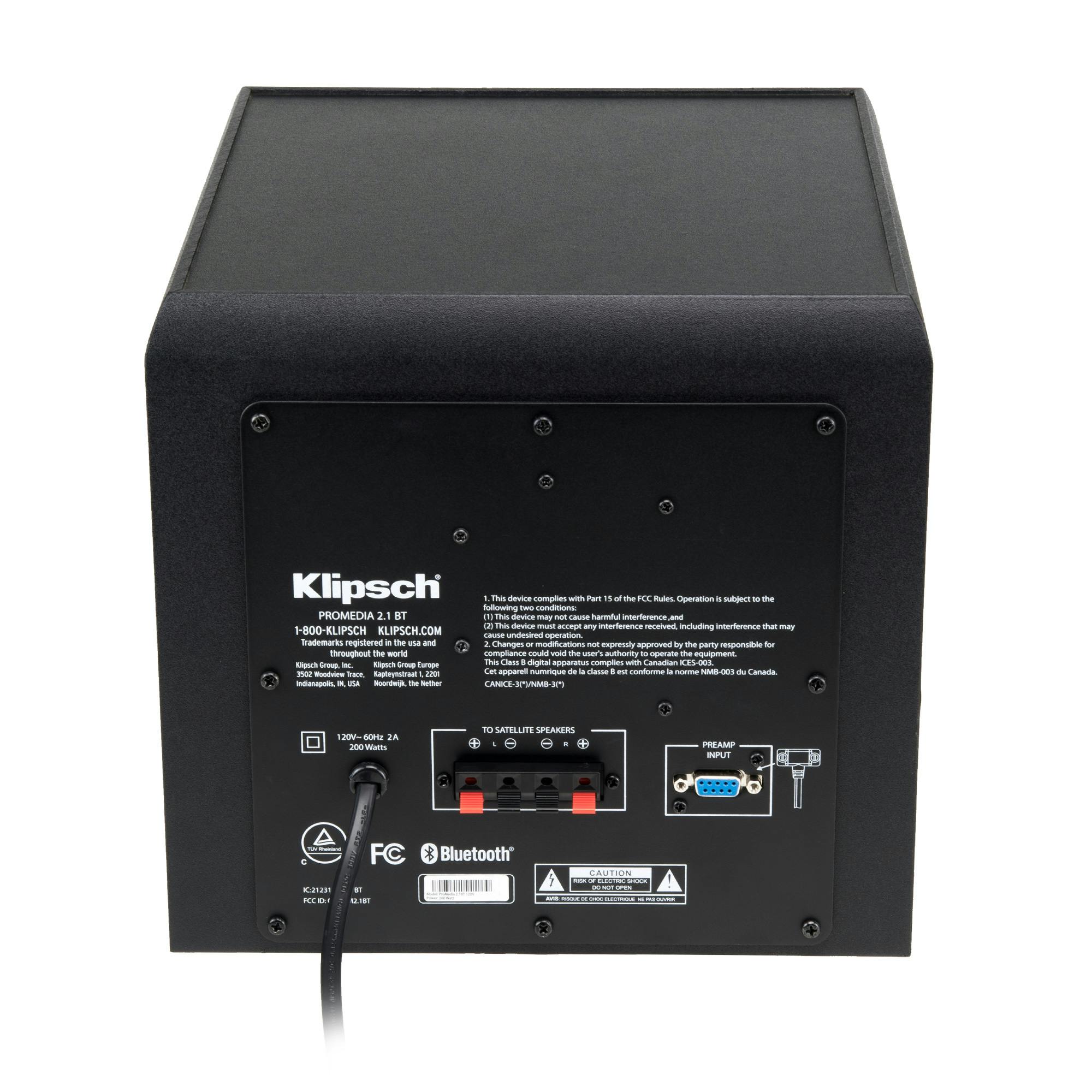 ProMedia 100.10 Bluetooth Computer Speakers Klipsch ProMedia 100.10 Bluetooth Computer Speakers Klipsch