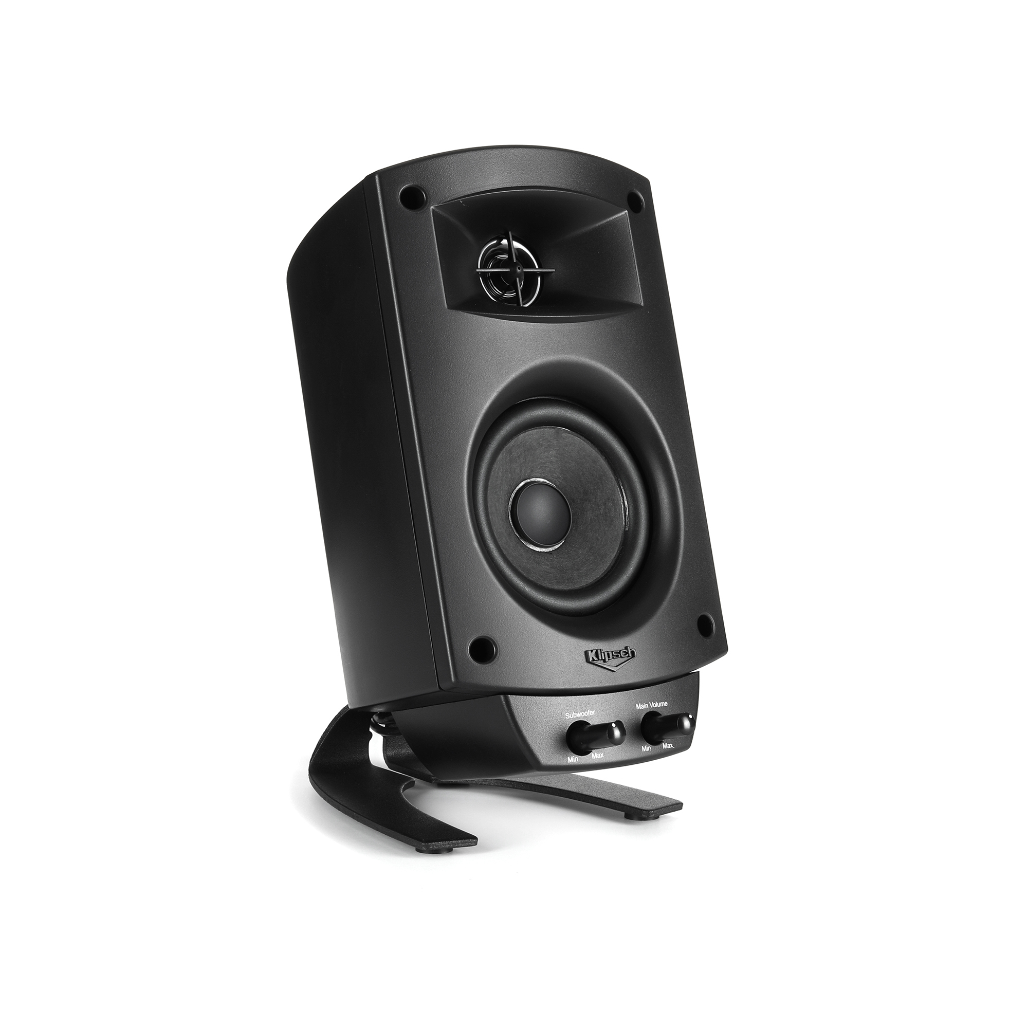 klipsch promedia 2.1 no sound from speaker