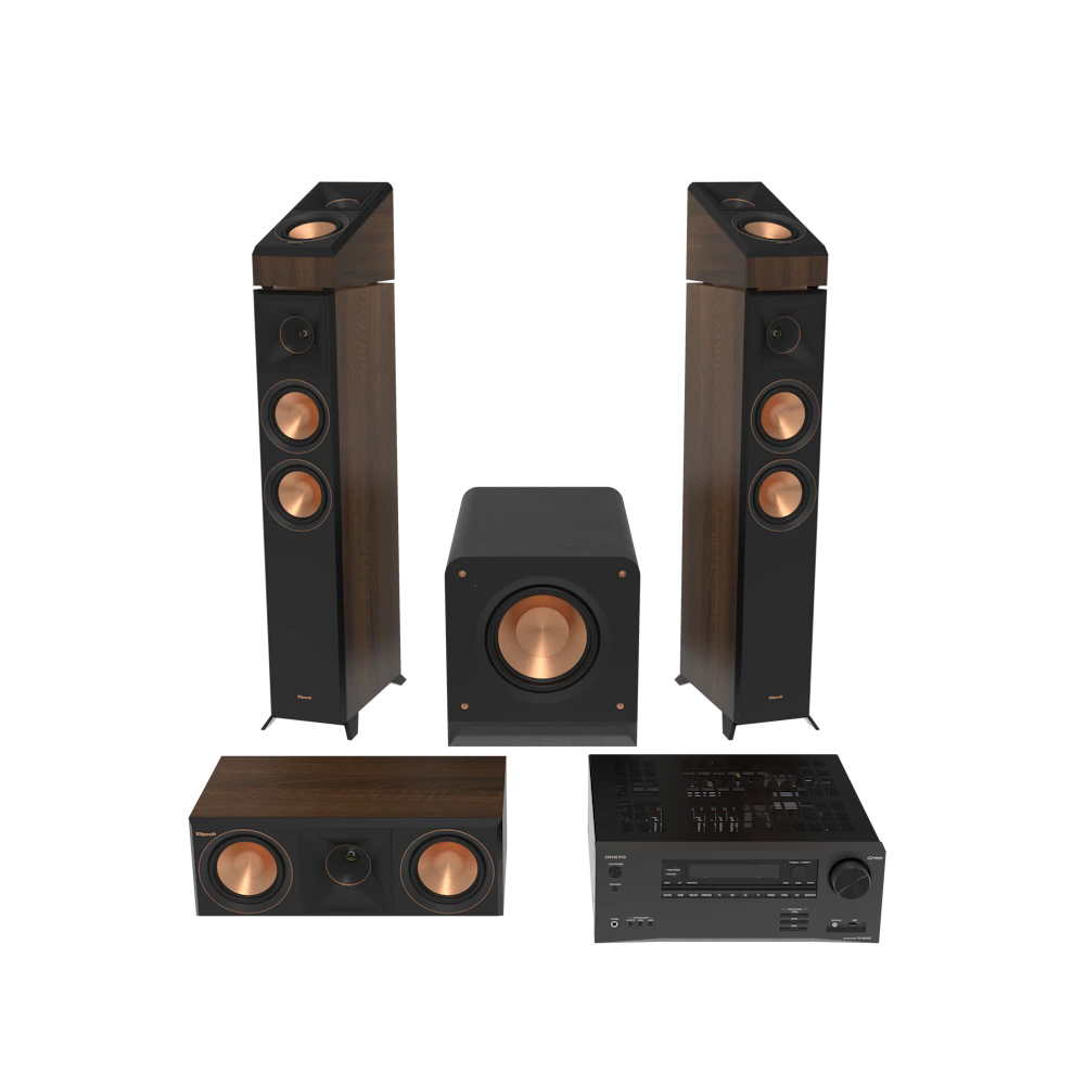RP 5000 F II 5 1 System with TX NR6100 Walnut