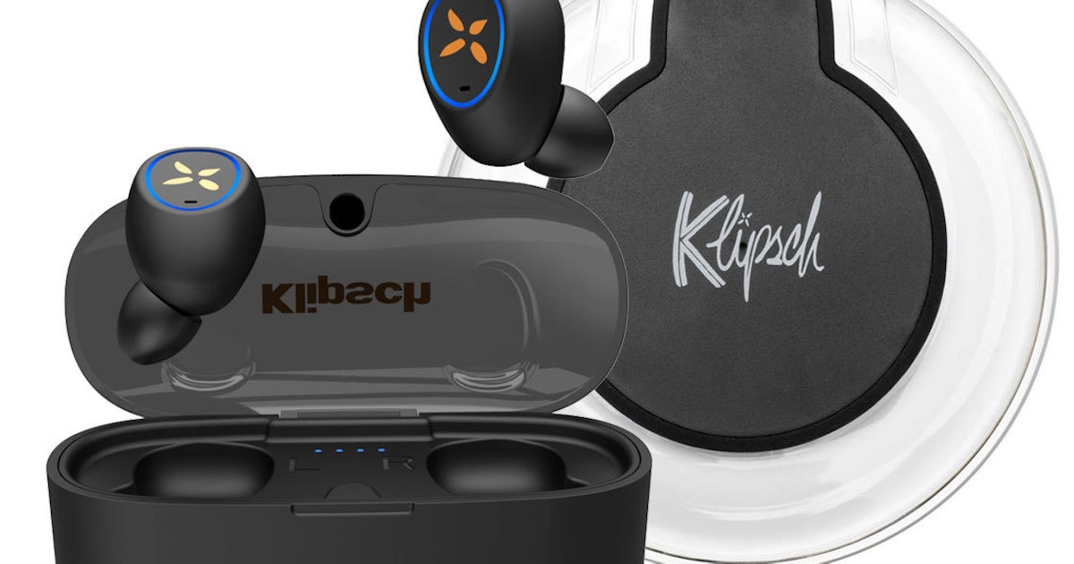Klipsch S1 True Wireless Earphones with Wireless Charging Pad