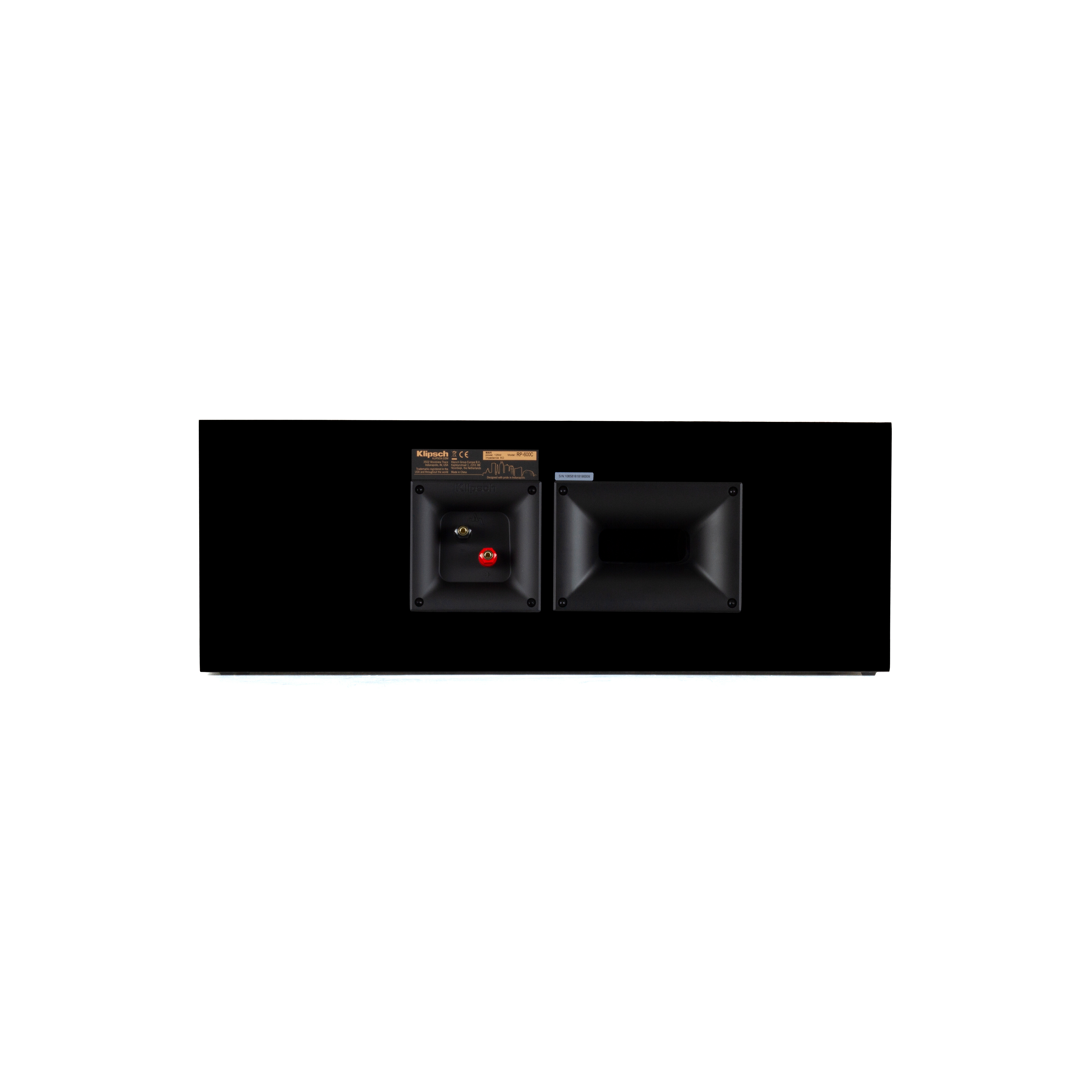 SQUARERP 600 C Piano Black Back