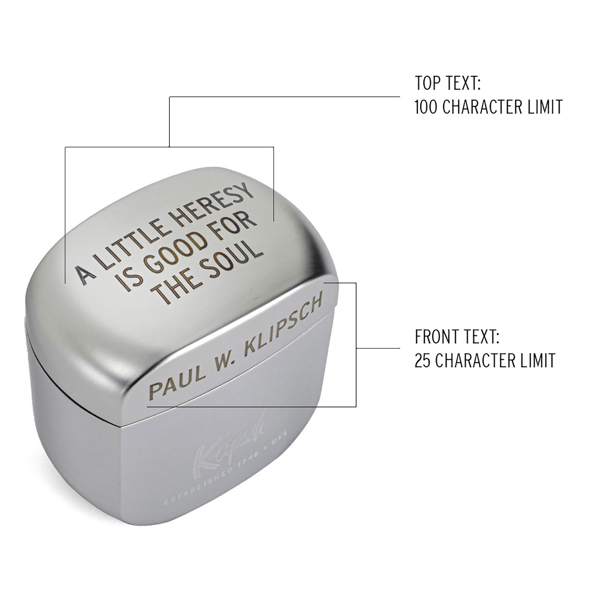 T5 Custom Text Engraving Character Limits