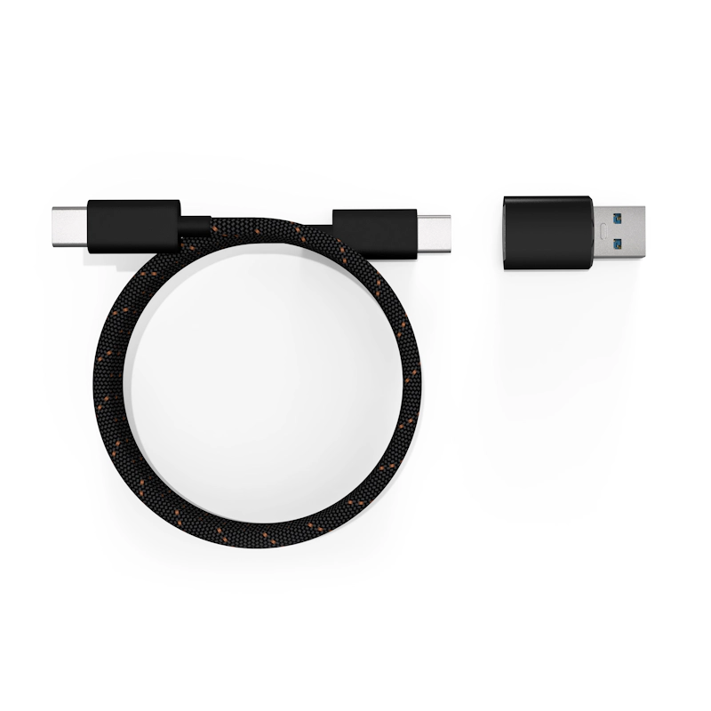 T5 II USB C Cable USB Adaptor Separate