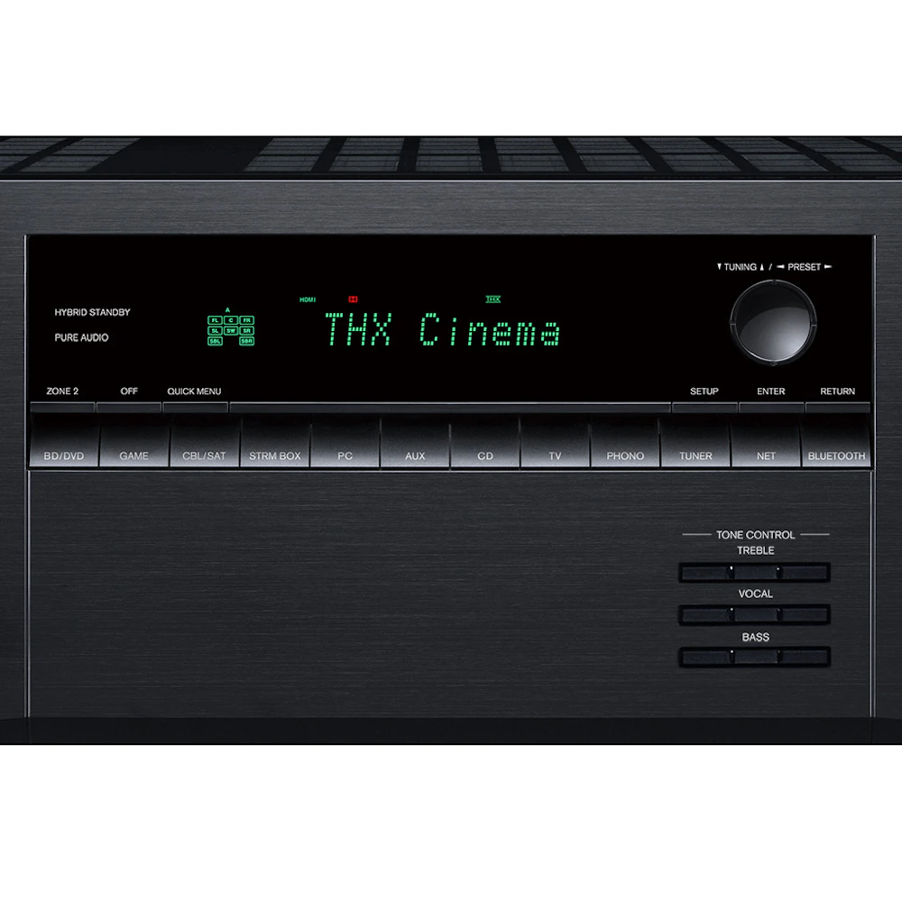 TX NR6100 Front Panel