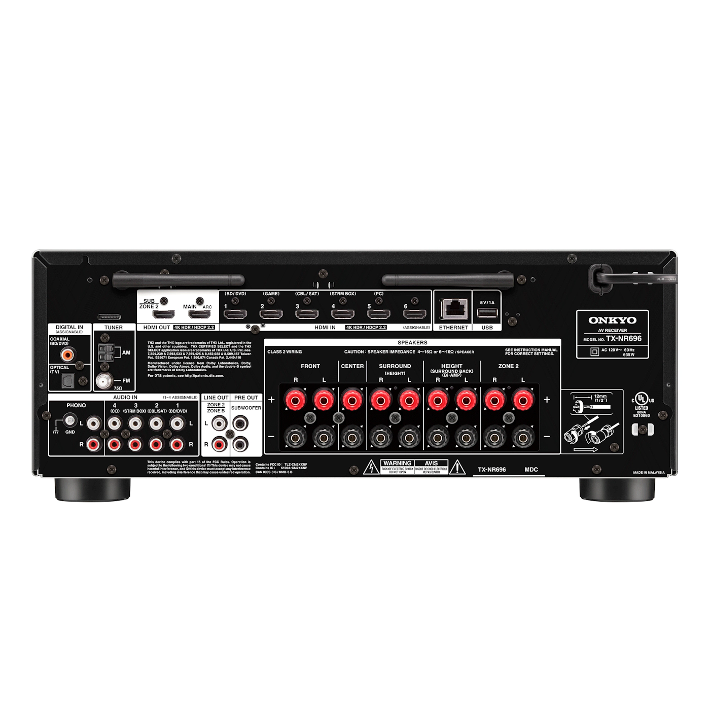 Klipsch | TX-NR696 7.2-Channel AV Receiver Klipsch | TX-NR696 7.2-Channel AV Receiver