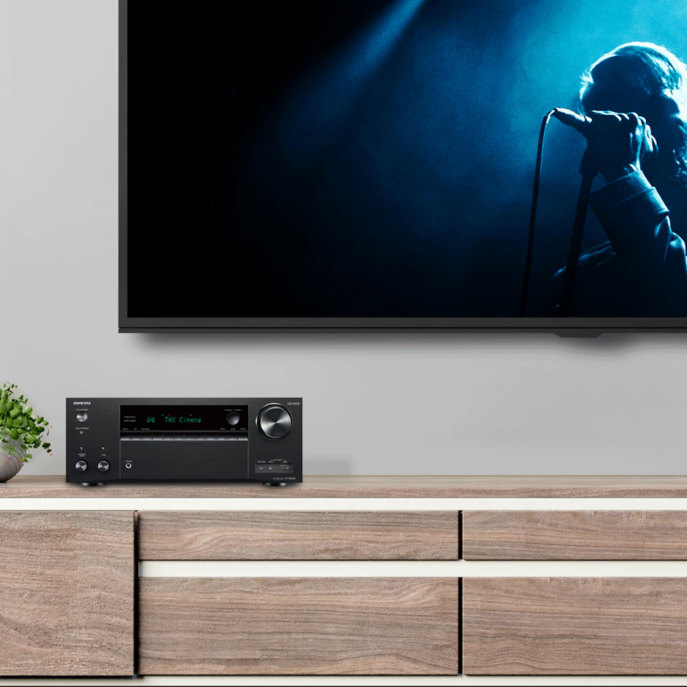 TX NR696 in Living Room Concert on TV 2000x2000