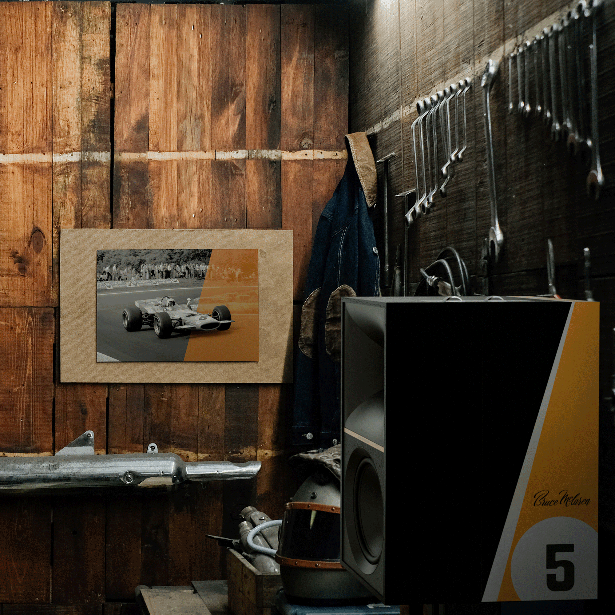 The Nines Mc Laren in Garage Workspace