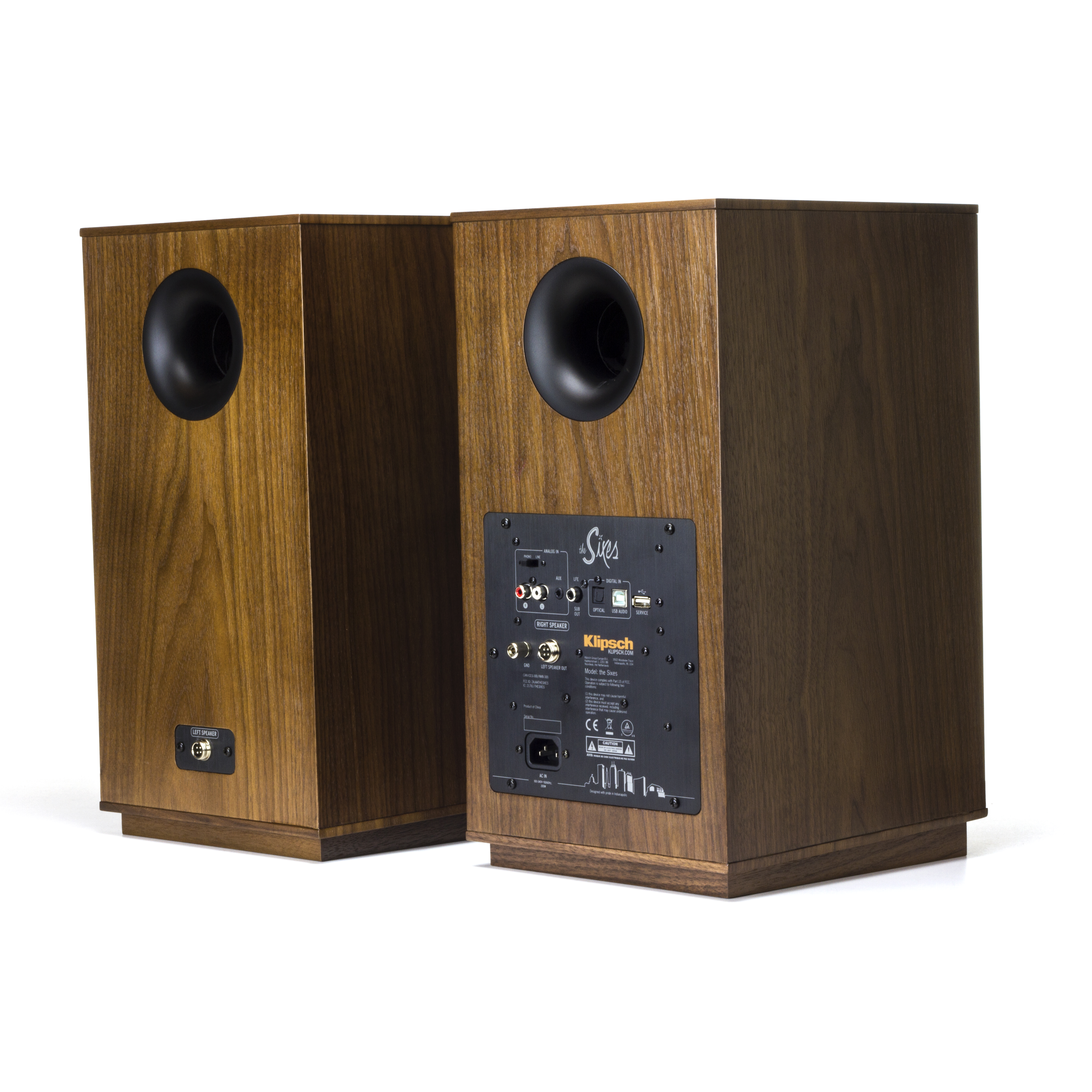 The Sixes Powered Bookshelf Speakers Klipsch