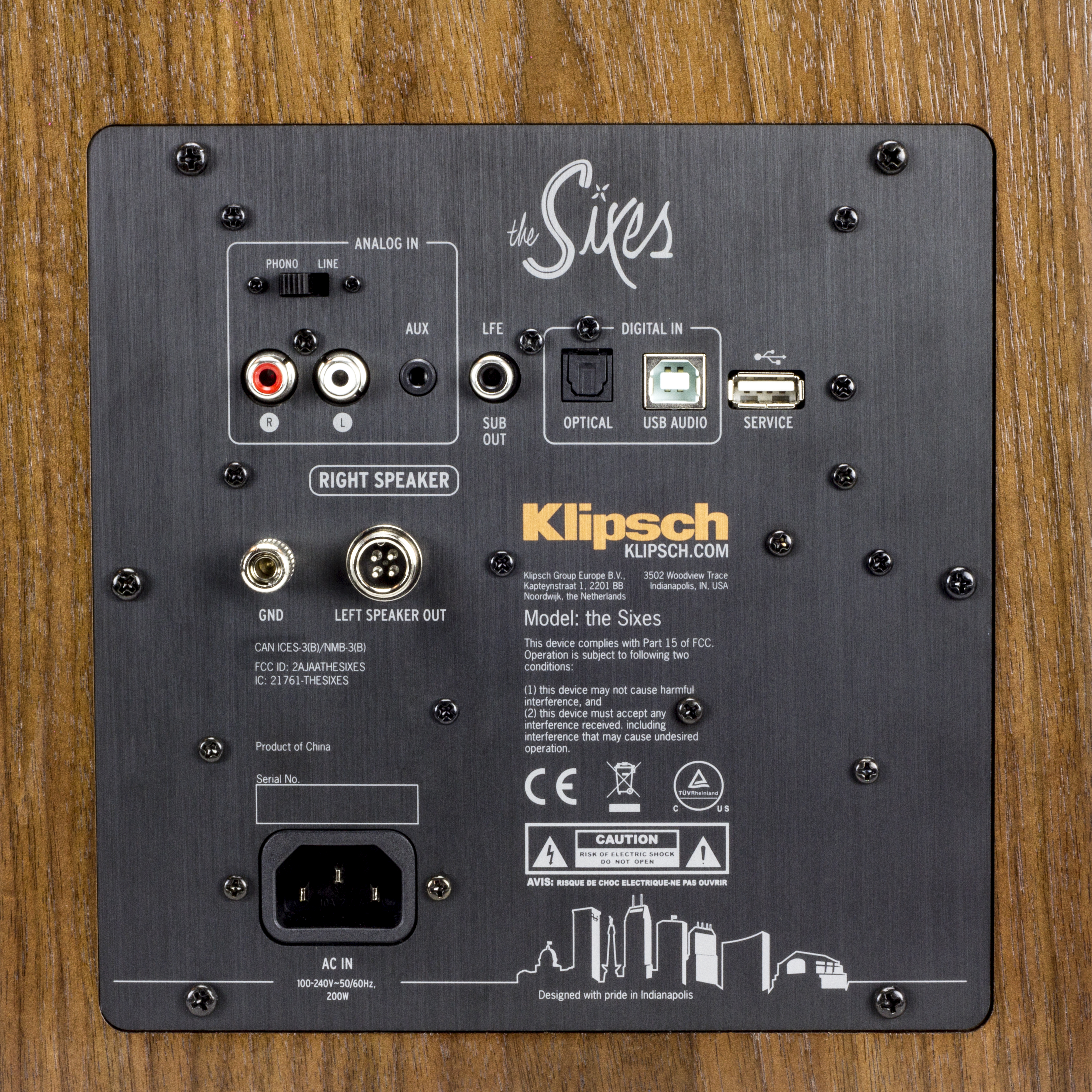 The Sixes Powered Bookshelf Speakers Klipsch