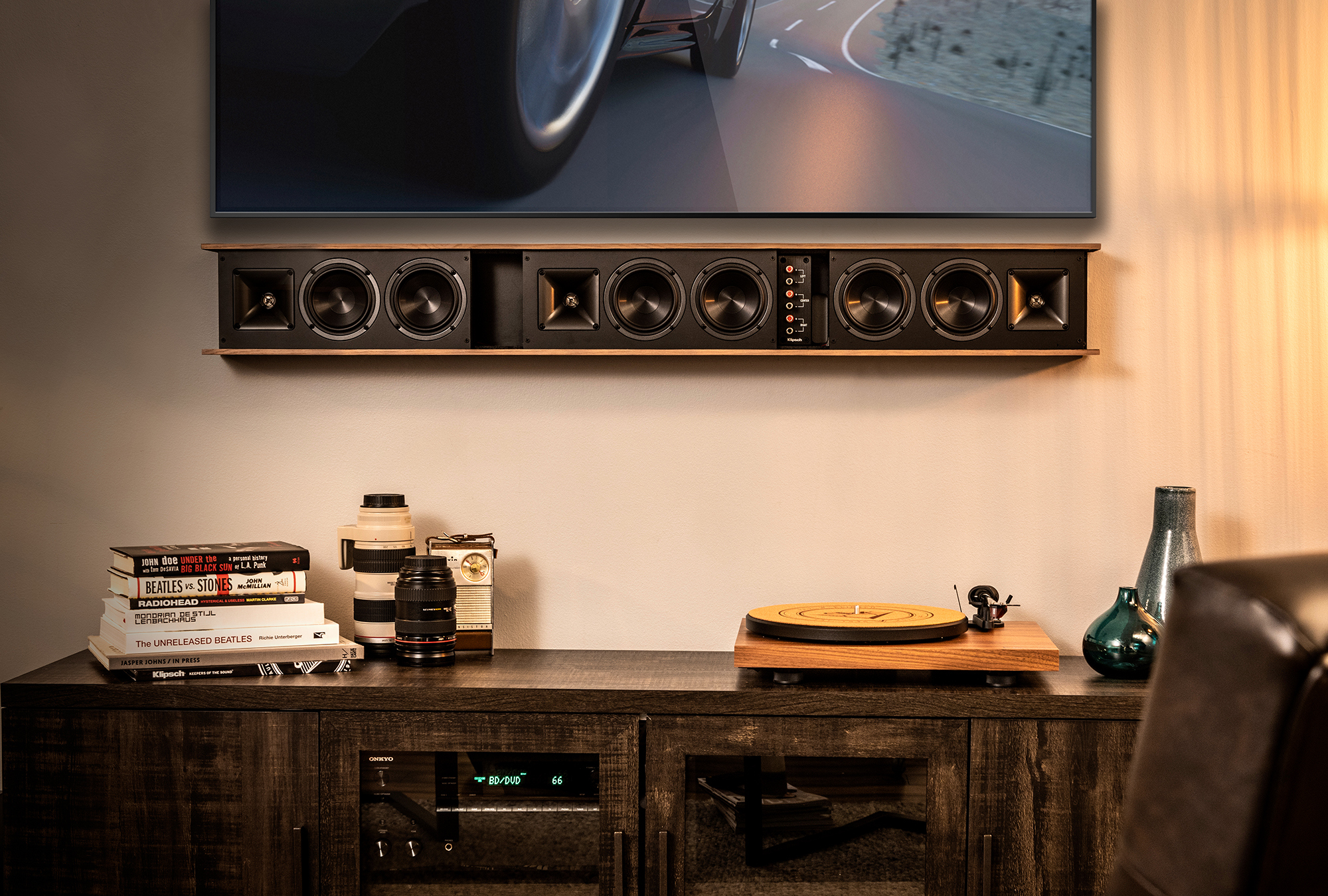 Heritage Theater Bar High End Sound Bar Klipsch