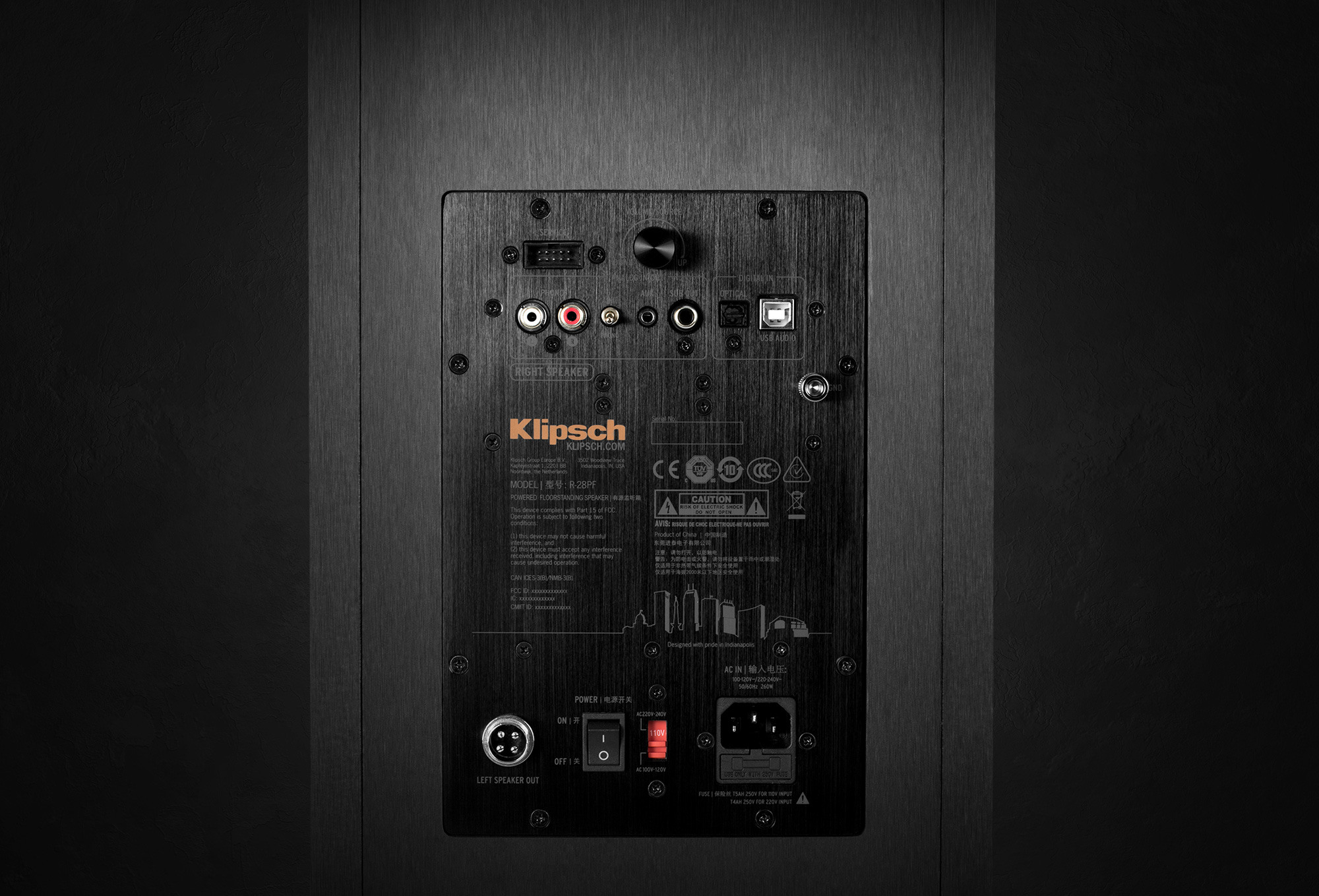 R28PF Powered Floorstanding Speakers Klipsch